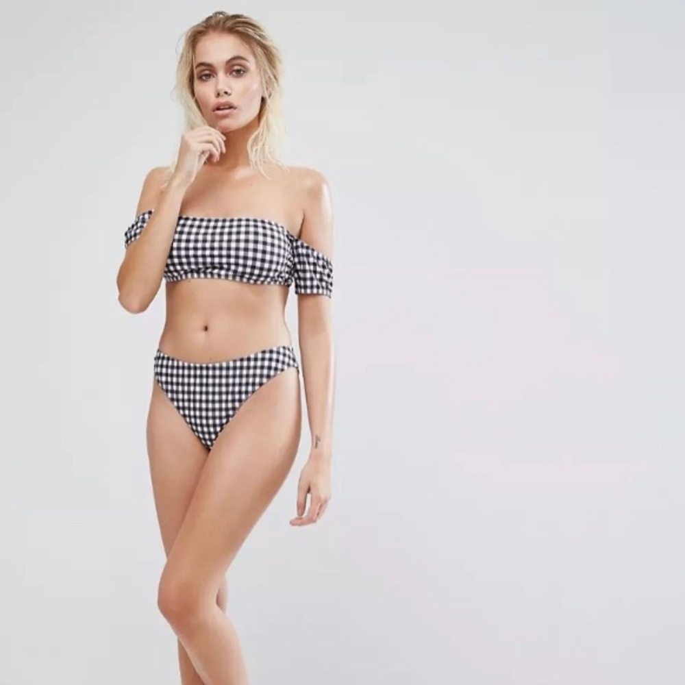 Missguided Gingham Bardot Bikini - image 6